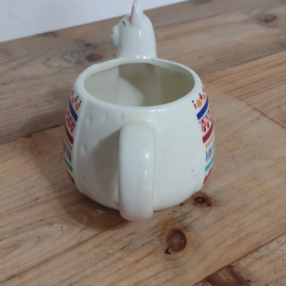 Dave and Buster's Ceramic Alpaca Coffee Mug